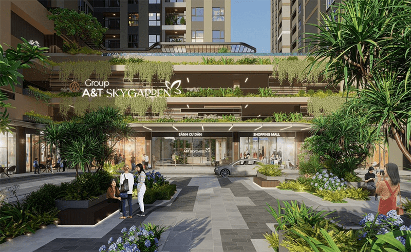 Tiện ích nội khu dự án A&T Sky Garden Khuôn viên dự án